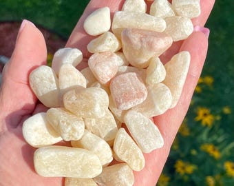 Raw Calcite Crystals, Hand Picked, Great Lakes Rocks, Healing Solar Plexus Stones, Gemstones, Jewelry, Free US Shipping!