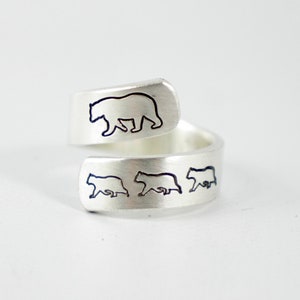 Mama Bear Wrap Ring
