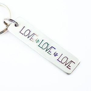 LOVE is LOVE is LOVE Keychain