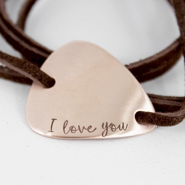 Guitar Pick Bracelet Etsy