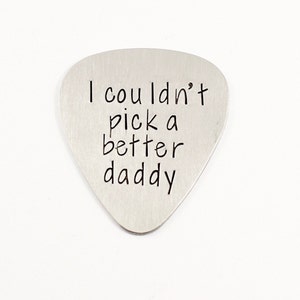 Custom, Hand stamped Guitar Pick