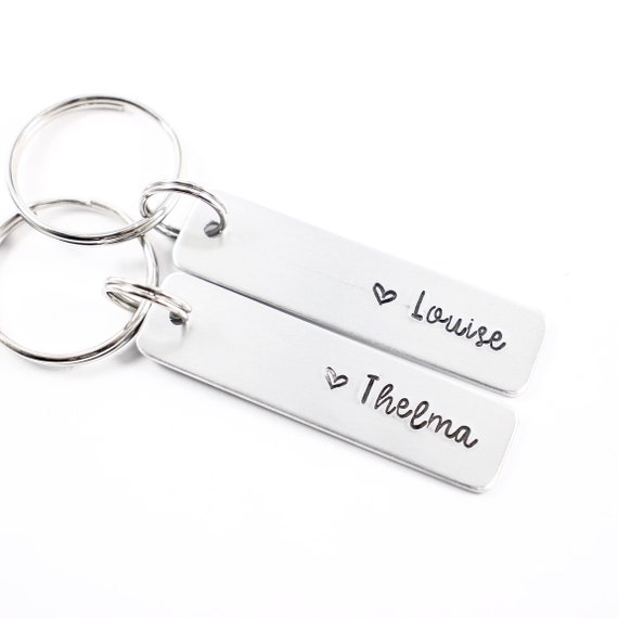 Thelma and Louise Keychain Set Best Friends Set Best 