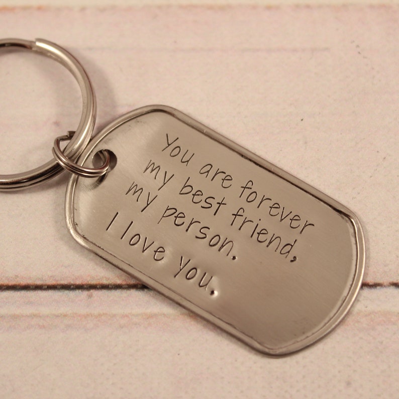 Personalized Dog Tag Necklace / Keychain With Your Choice of Etsy
