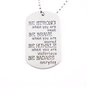 BE STRONG When You Are Weak Brave When You Are Scared... - Etsy