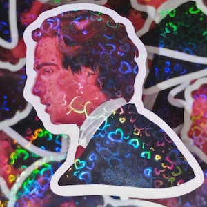 Patrick Bateman Sticker | American Psycho | Christian Bale Fanart | Vinyl Art Sticker