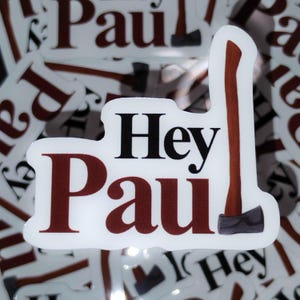 American Psycho Sticker | Patrick Bateman | Christian Bale Fanart | Vinyl Art Sticker