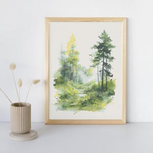 Einfaches Natur Kreuzstichmuster, Baum Kreuzstich Muster, Dijital PDF Baum Kreuzstich Stickmuster, Geschenk für Ihre Liebsten