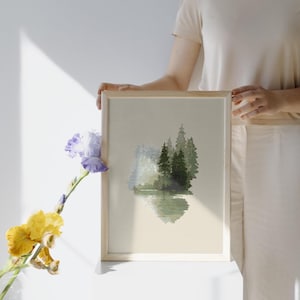 Kreuzstichmuster Baum mit Baum: Einfaches DIY Heimdekor-Tutorial (Digitale PDF-Datei)