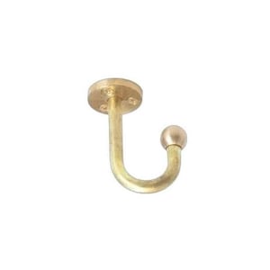 Modern Brass  Ceiling Hook - Brass Planter Hook- Brass Plant Hanger-Brass Ceiling Hook