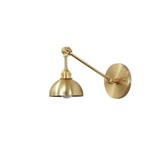 Industrial Style Solid Brass Adjustable Wall Light, Solid Brass Wall Light, Industrial Style Brass Light, Modern Lighting, Bedside Wall Ligh