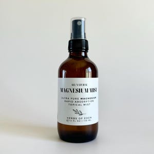 Pure Magnesium Body Mist Extra Strength | Organic Topical Spray Rapid Absorption Promote Calm Deep Sleep For Sore Achy Cramped Muscles | USA
