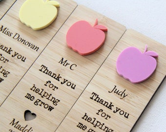 Teacher Bookmark. Personalised Teacher Gift Teacher Thank You Kindergarten Daycare Carer Preschool Thankyou Teacher Appreciation Reader Gift