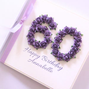 60th Birthday Card. 9 Colours. Personalised 60th Birthday Card. 60th Mum Card. 60 Birthday Card For Her. 60th Birthday Gift. 60 Card. Sixty.
