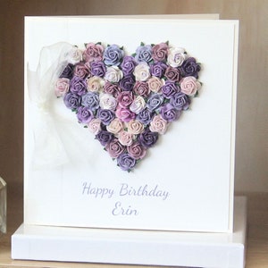 Birthday Card. Custom Made Birthday Card. Group Card. Card For Her. Wife Birthday Card. Card For Mum. Personalised Birthday Gift. Add Name.