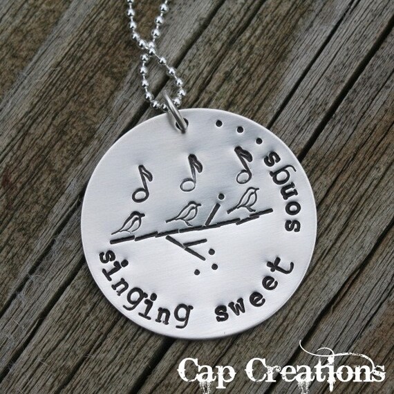 Singing Sweet Songs Necklace 3 Little 