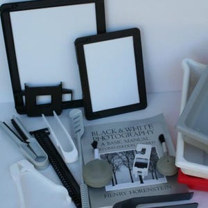 Photo Developing Lot, Black and White Photography, Henry Horenstein Book, Vintage Darkroom Equipment, Film Development, Film Developing