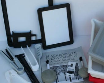 Photo Developing Lot, Black and White Photography, Henry Horenstein Book, Vintage Darkroom Equipment, Film Development, Film Developing