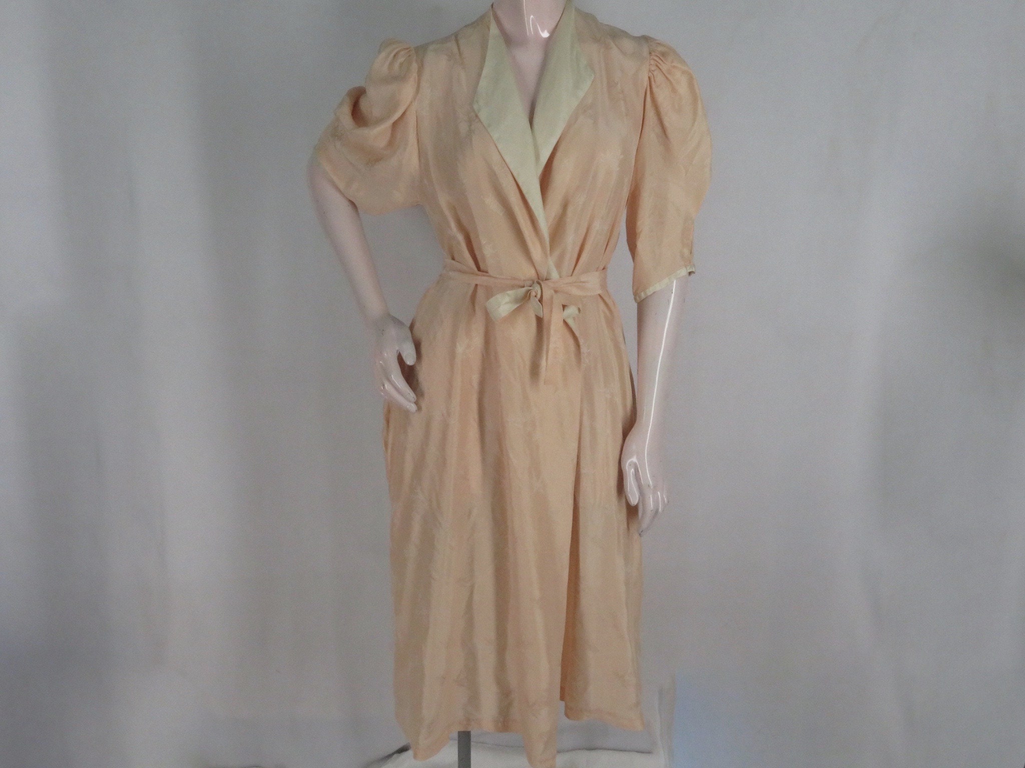 silk wrap gown