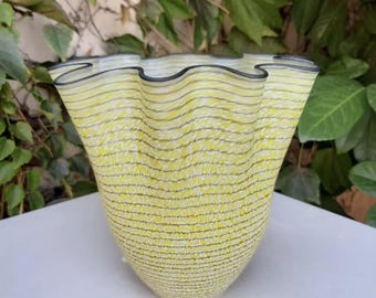 Vintage Kosta Boda Crystal Vase: Signed Göran Wärff 