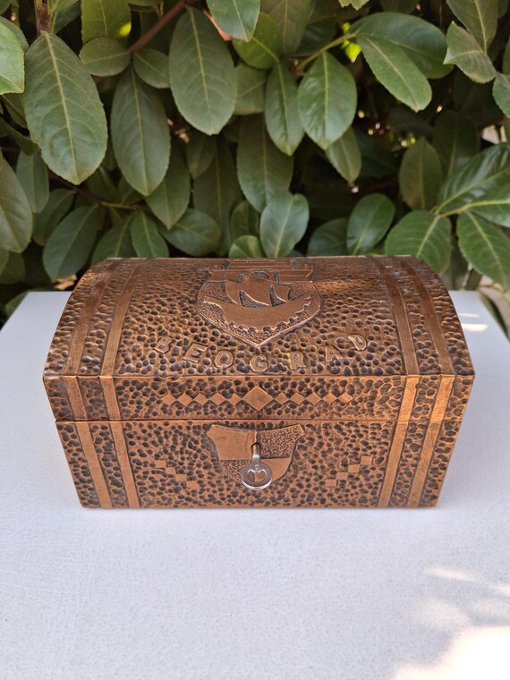 Copper Box"Beograd"/1970s/Key Chest