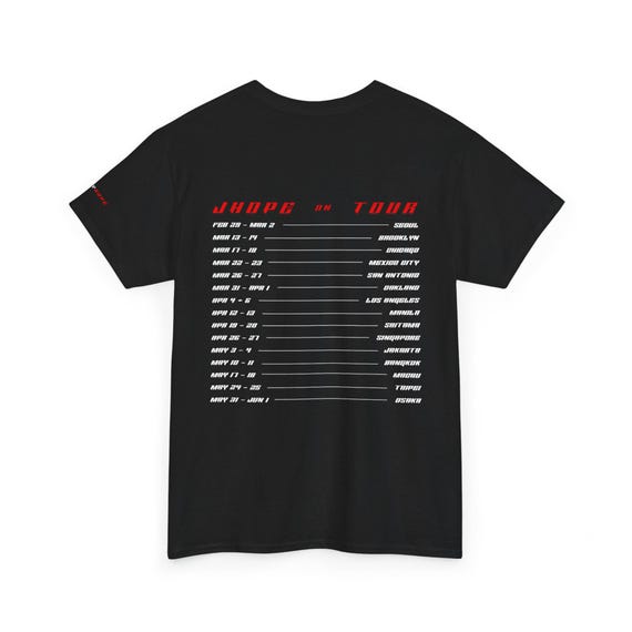 Hope on the Stage Tour Shirt [RED VER] - Etsy