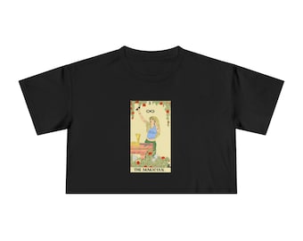 Halsey For My Last Trick Tour Magician Tarot Card  Crop Tee