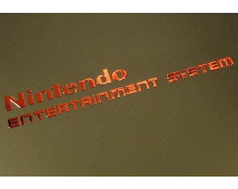 Etiqueta Nintendo NES / Aufkleber / Pegatina / Insignia / Logotipo 74 x 11 mm [268b]