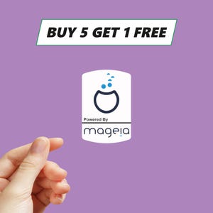 Linux Mageia Label / Aufkleber / Sticker / Badge / Logo 1,9cm x 2,8cm [889]