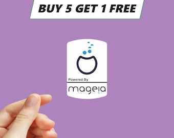 Linux Mageia Label / Aufkleber / Sticker / Badge / Logo 1,9cm x 2,8cm [889]