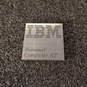 IBM PC AT Logo Label Decal Case Sticker Badge [538]