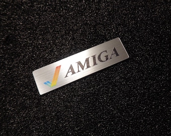 Commodore Amiga 600 1200 Color Logo / Sticker / Badge 49 x 13 mm [459c]