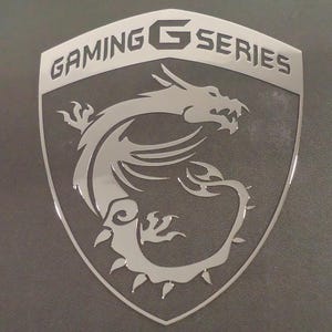 MSI Gaming G Series Label / Aufkleber / Sticker / Logo 77 x 93mm [441b]