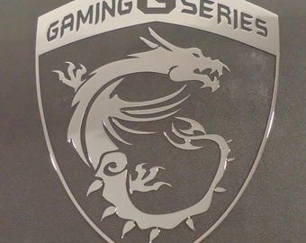 MSI Gaming G Series Label / Aufkleber / Sticker / Logo 77 x 93mm [441b]