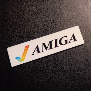 Commodore Amiga 600 1200 Color Logo / Sticker / Badge 49 x 13 mm [459b]