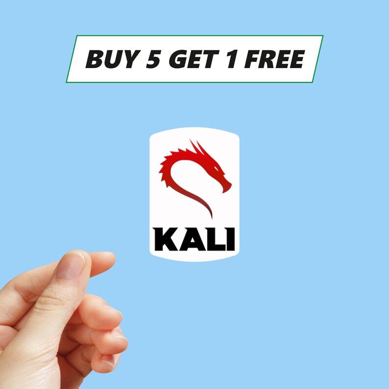 Kali Linux Logo Label Decal Case Sticker Badge [808] - Etsy