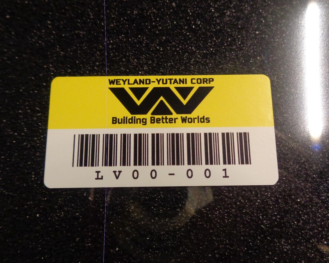 Skynet Property Labels Cyberdyne Systems Skynet Property Stickers - 10 Pack Asset Labels In 3 Sizes By Dead Head Props Model 101 - Foto 8