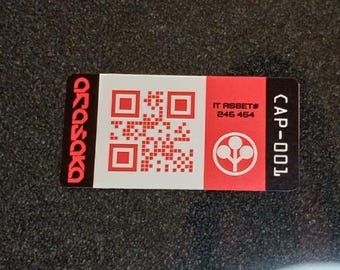 Arasaka Corporation asset tag Vinyl Sticker / Label / Aufkleber / Badge / Logo 2 x 1in [846]