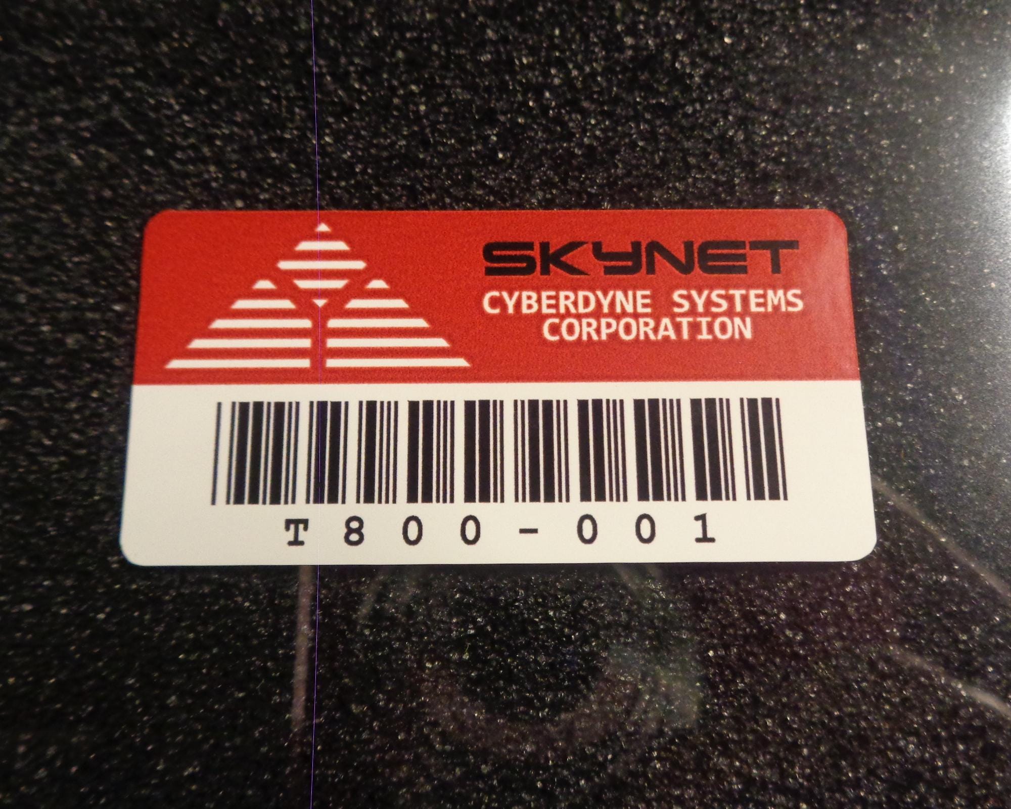 Skynet asset tag Vinyl Sticker / Label / Aufkleber / Badge / Logo 2 x 1in [811]