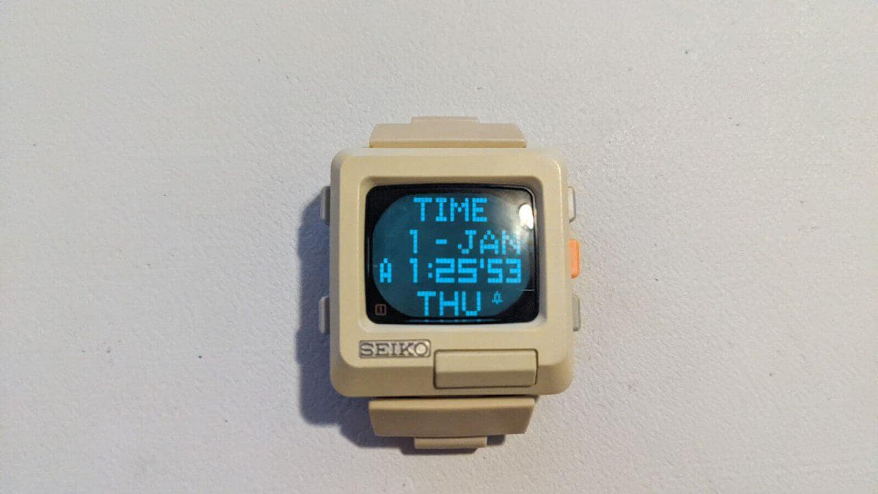 Vintage Seiko Timetron Watch — 1990s W853-4000 - Etsy
