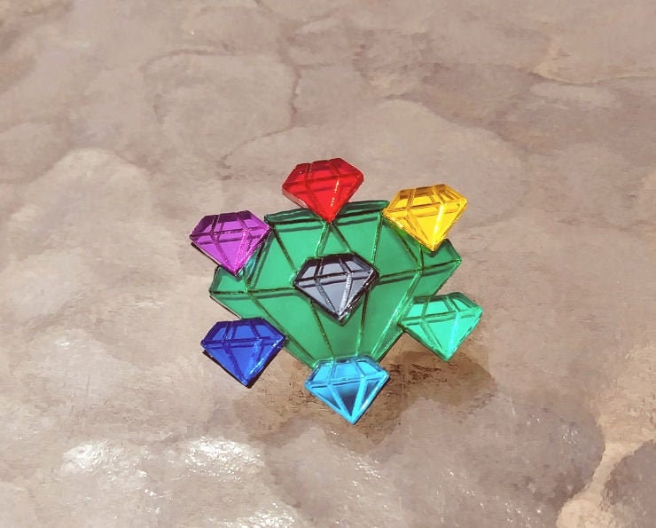Chaos Emeralds En Lo Alto Del Master Emerald Pin Etsy Chaos Emeralds En Lo Alto Del Master Emerald Pin Etsy