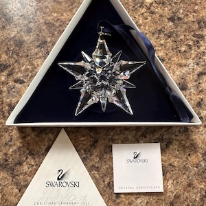 Swarovski Ornament 2001 - Etsy