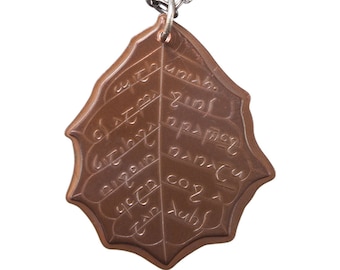 Shire Post Mint Dwarven Axe Of Durin Necklace - Official Lord Of The Rings™ Copper Pendant On 30" Leather Cord - View #4