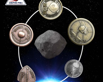 OSIRIS-REx Commemorative Coins Set of 5