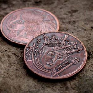 Be Good/Stay Evil Copper Decision Maker Coin image 1