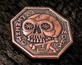 Memento Mori Memento Vivere Copper Coin - Reminder Stoic Gift