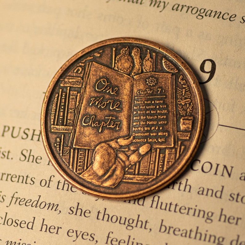 One More Chapter / Go to Bed Copper Decision Maker Coin 