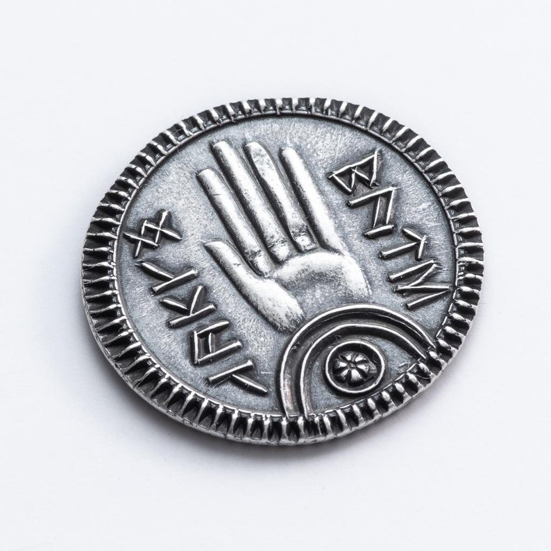 White Hand of SARUMAN Silver Coin image 3