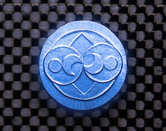 Blue Roswell Coin - Alien Artifact