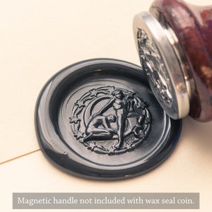 Zodiac Gemini Wax Seal Coin