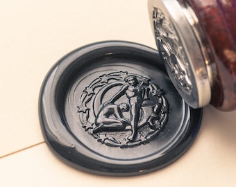 Zodiac Gemini Wax Seal Coin